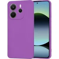 Custodia per Xiaomi Redmi Note 14 4G (Standard), Techsuit, SoftFlex, Viola — 3