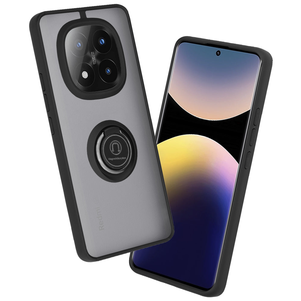 Custodia per Xiaomi Redmi Note 14 Pro+ 5G, Techsuit, Glinth, Nera