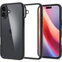 Custodia per Apple iPhone 16, Spigen, Ultra Hybrid, Nero Opaco ACS08201 — 3