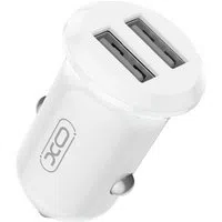 Caricabatterie Auto XO Design CC67, 12W, 2.4A, 2 x USB-A, Bianco — 3