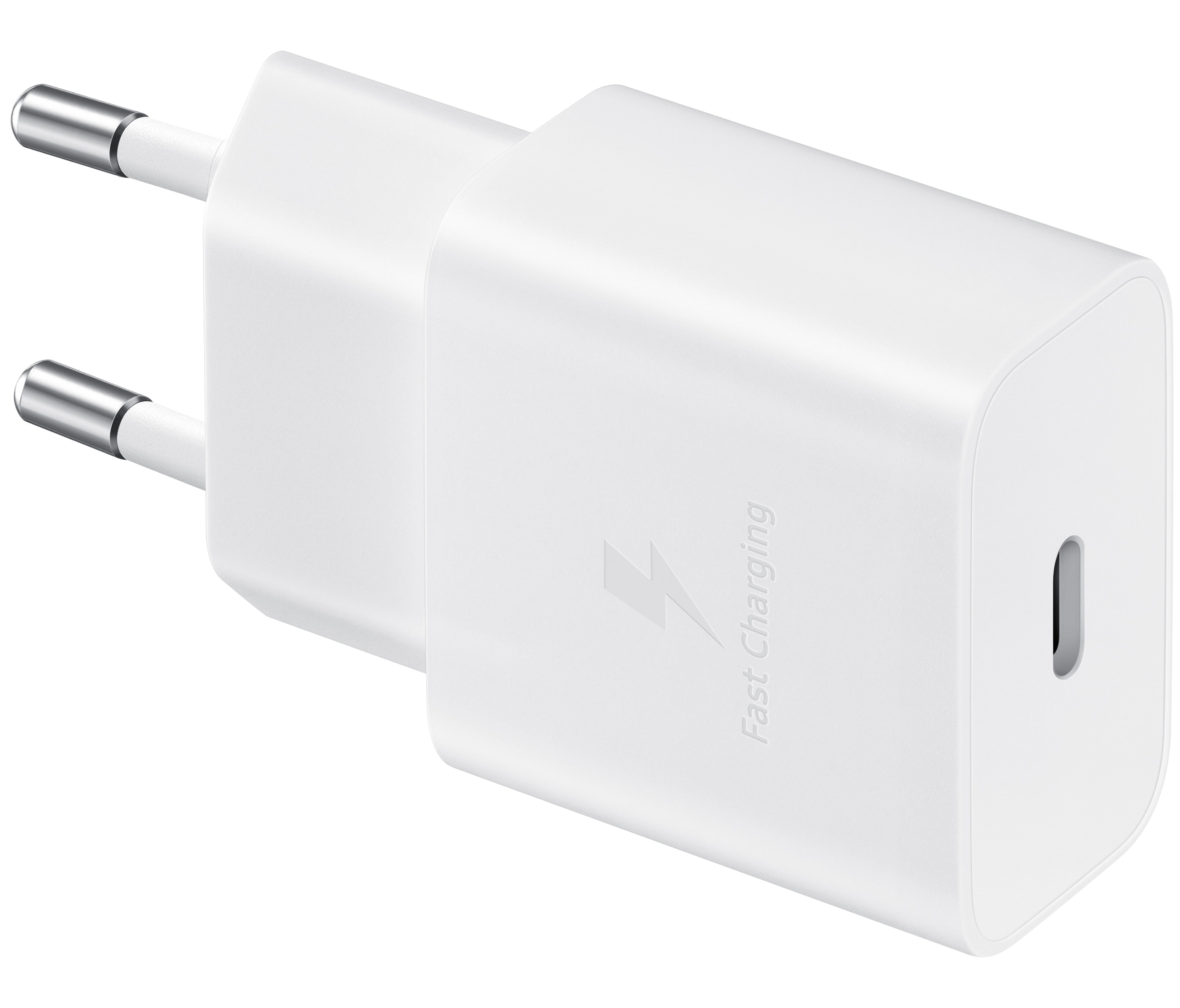 Caricatore da rete con cavo USB-C Samsung, 15W, 2A, 1 x USB-C, Bianco EP-T1510XWEGEU