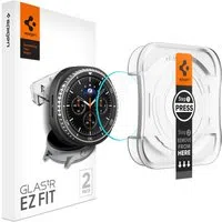 Pellicola Protettiva Spigen GlastR EZ FIT per Samsung Galaxy Watch8 Classic, Set 2 pezzi, Vetro Temperato AGL09877 — 3