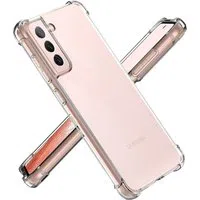 Custodia per Samsung Galaxy S21 5G G991, Techsuit, Shockproof Clear, Trasparente — 3
