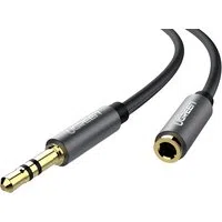 Adattatore Audio 3.5mm - 3.5mm UGREEN AV118, 2m, Nero — 3