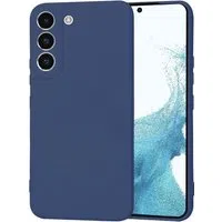 Custodia per Samsung Galaxy S22 5G S901, Techsuit, SoftFlex, Blu navy — 3