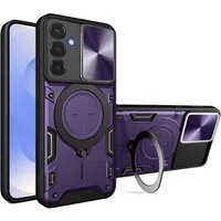 Custodia per Samsung Galaxy S25 S931, Techsuit, CamGuard Pro, Viola — 3