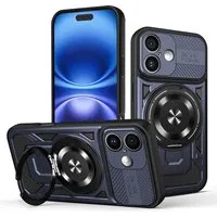Custodia per Apple iPhone 16 Plus, Techsuit, RuggedCam, Blu — 3