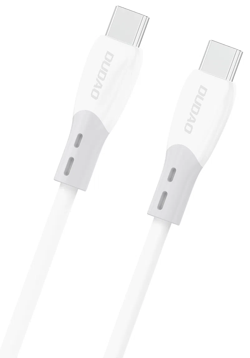 Cavo Dati e Ricarica USB-C - USB-C Dudao L25SC, 60W, 2m, Bianco — 2