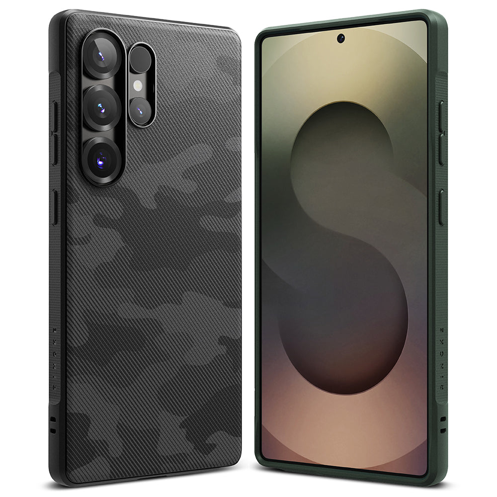 Ringke Custodia per Samsung Galaxy S25 Ultra S938, Ringke, Onyx Design, Camuffamento