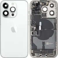 Cover Batteria Apple iPhone 14 Pro, Con Scocca Centrale, Parti Complete, Argento, Swap Premium — 3