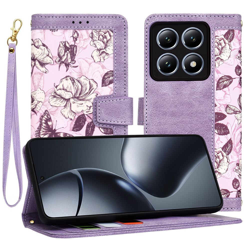 Techsuit Custodia per Xiaomi 14T Pro, Techsuit, FlipCraft, Viola