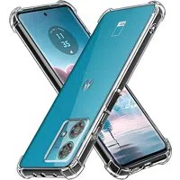 Custodia per Motorola Edge 40 Neo, Techsuit, Shockproof Clear, Trasparente — 3