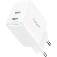Caricabatterie Rete Joyroom JR-TCF12, 20W, 3A, 2 x USB-C, Bianco — 3