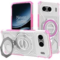 Custodia per OnePlus Nord 4, Techsuit, Carbon Shield Pro, Rosa — 3