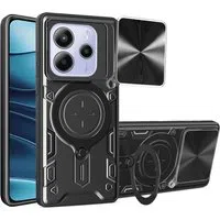 Custodia per Xiaomi Redmi Note 14 5G, Techsuit, CamGuard Pro, Nera — 3