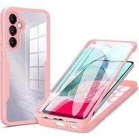 Custodia per Samsung Galaxy A14 A145 / A14 5G A146, Techsuit, ColorVerse 360, Rosa — 3