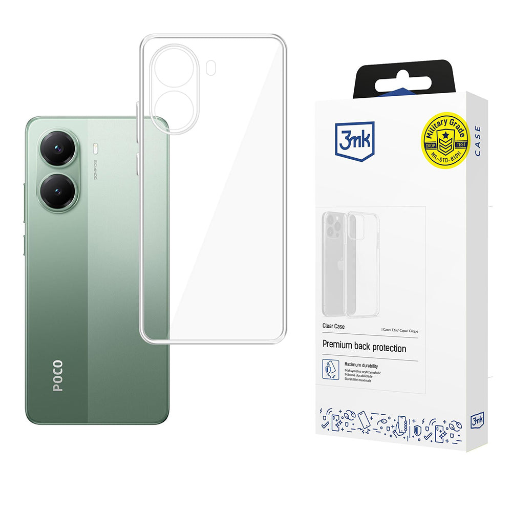 Custodia per Xiaomi Poco X7 Pro, 3MK, Clear, Trasparente