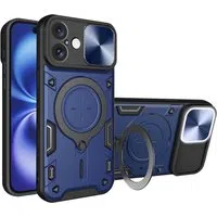 Custodia per Apple iPhone 16, Techsuit, CamGuard Pro, Blu — 3
