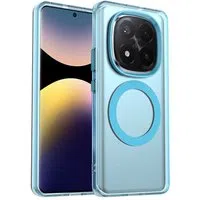 Custodia MagSafe per Xiaomi Redmi Note 14 Pro+ 5G, Techsuit, CandyCase, Blu — 3