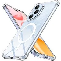 Custodia MagSafe per Honor 400 Pro, Techsuit, Antiurto, Trasparente — 3