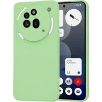 Custodia per Nothing Phone (3a) Pro, Techsuit, SoftFlex, Verde Chiaro — 3