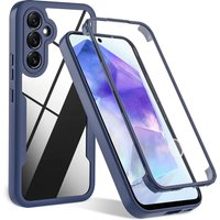 Techsuit Custodia per Samsung Galaxy A55 5G A556, Techsuit, ColorVerse 360, Blu — 2