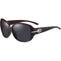 Occhiali da Sole Donna Techsuit 2012, Polarizzati, Protezione UV, Rossi Grigio — 3