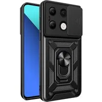 Custodia per Xiaomi Redmi Note 13 4G, Techsuit, CamShield, Nera — 3
