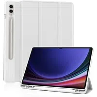 Custodia per Samsung Galaxy Tab S10 Ultra / Tab S9 Ultra, Techsuit, Flex Trifold, Grigio — 3