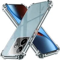 Custodia per Realme GT 7, Techsuit, Shockproof Clear, Trasparente — 3
