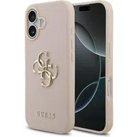 Custodia per Apple iPhone 17, Guess, 4G Grained Big and Classic Logo, Rosa — 3