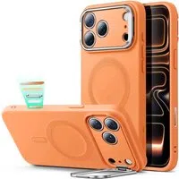Custodia MagSafe per Apple iPhone 17 Pro, ESR, Cloud Soft Kickstand, Arancione — 3