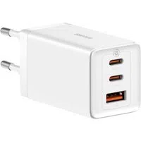 Caricabatterie Rete Baseus GaN5 Pro, 65W, 3.25A, 1 x USB-A - 2 x USB-C, Bianco CCGP120202 — 3