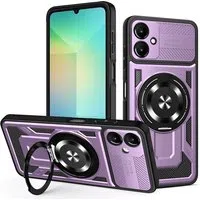 Custodia per Samsung Galaxy A06 A065, Techsuit, RuggedCam, Viola — 3