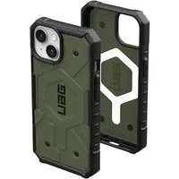 Custodia MagSafe per Apple iPhone 15 Plus, Urban Armor Gear, Pathfinder, Verde — 3