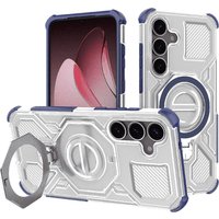 Techsuit Custodia per Samsung Galaxy S25 S931, Techsuit, Carbon Shield Pro, Blu — 2