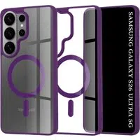 Custodia MagSafe per Samsung Galaxy S26 Ultra S948, Techsuit, Pro, Viola — 3