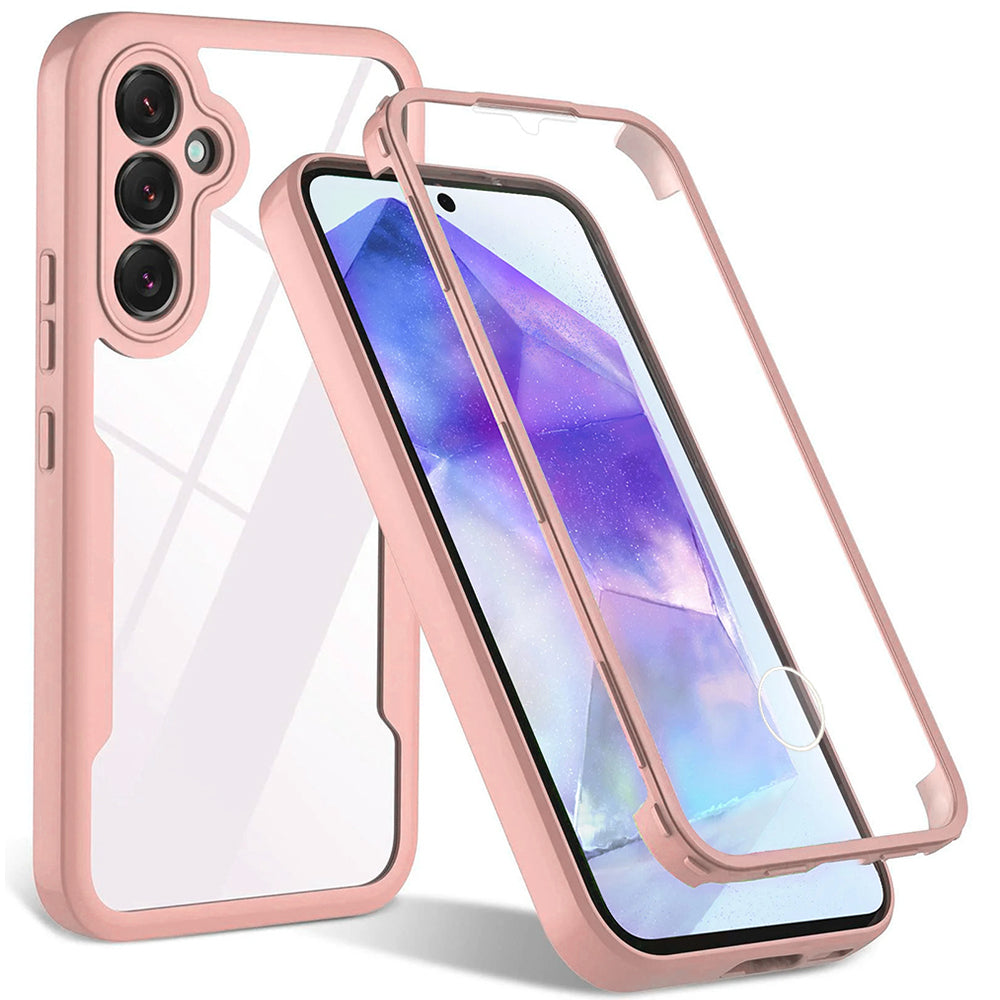 Techsuit Custodia per Samsung Galaxy S24+ S926, Techsuit, ColorVerse 360, Rosa