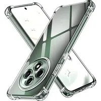 Custodia per Oppo Reno12 FS 5G / Reno12 FS 4G / Reno12 F 4G / Reno12 F, Techsuit, Shockproof Clear, Trasparente — 3
