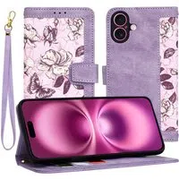 Custodia per Apple iPhone 16 Plus, Techsuit, FlipCraft, Viola — 3