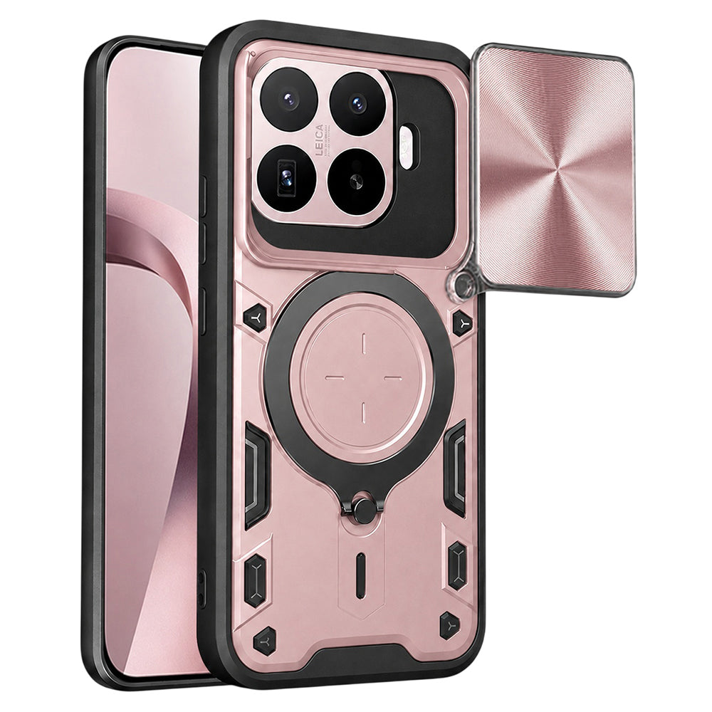 Techsuit Custodia per Xiaomi 17T, Techsuit, CamGuard Pro, Rosa Dorato