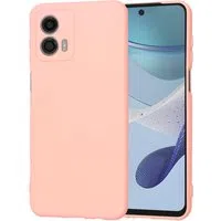 Custodia per Motorola Moto G53, Techsuit, SoftFlex, Rosa Chiaro — 3