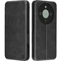 Custodia per Honor Magic8 Lite, Techsuit, Safe Wallet Plus, Nera — 3