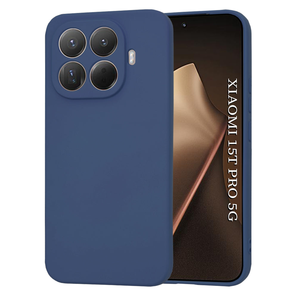Techsuit Custodia per Xiaomi 15T Pro, Techsuit, SoftFlex, Blu navy