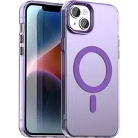 Custodia MagSafe per Apple iPhone 13, Techsuit, CandyCase, Viola — 3