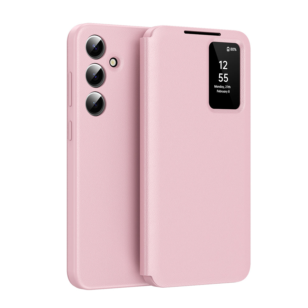 Techsuit Custodia per Samsung Galaxy S26 FE, Techsuit, SmartView, Rosa