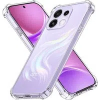 Custodia per Oppo Reno16, Techsuit, Shockproof Clear, Trasparente — 3