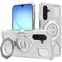 Custodia per Samsung Galaxy A17 4G / A17 5G, Techsuit, Carbon Shield Pro, Bianca — 3