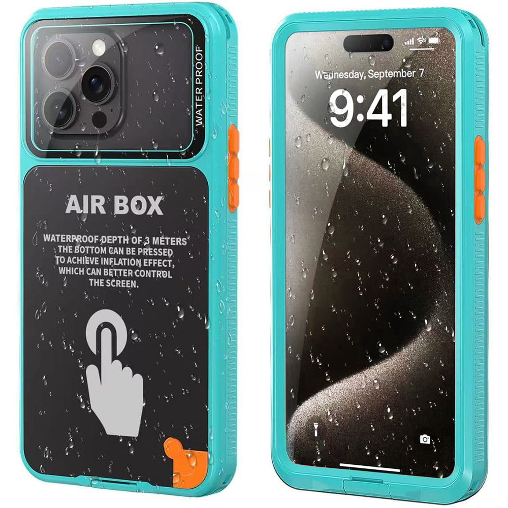 Custodia Universale Waterproof per Telefono max. 6.7 pollici, ShellBox, AirBox, Blu