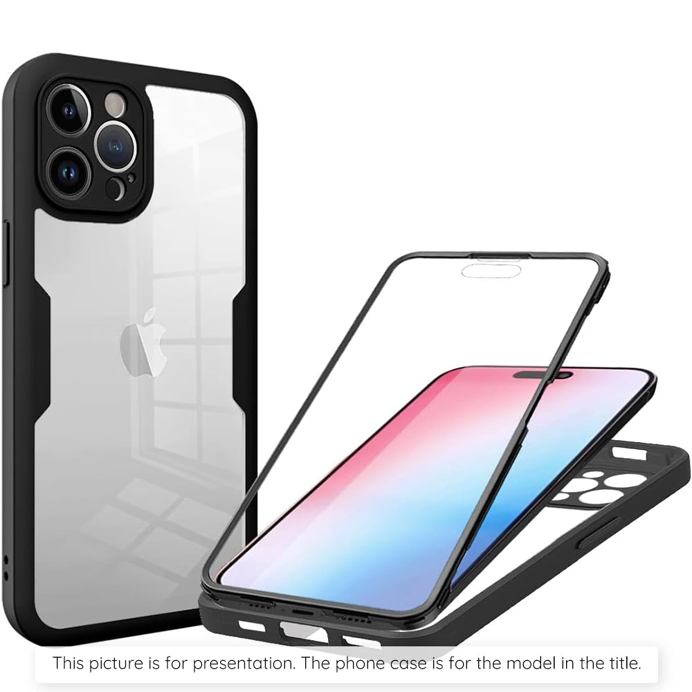 Techsuit Custodia per Xiaomi 15T, Techsuit, ColorVerse 360, Nera